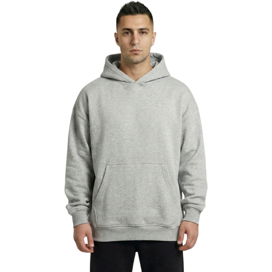 Essential Oversized Unisex Hoodie - Charcoal Grey