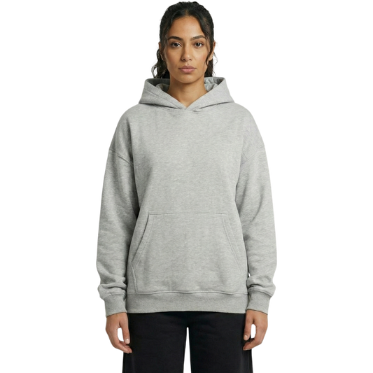 Essential Oversized Unisex Hoodie - Charcoal Grey