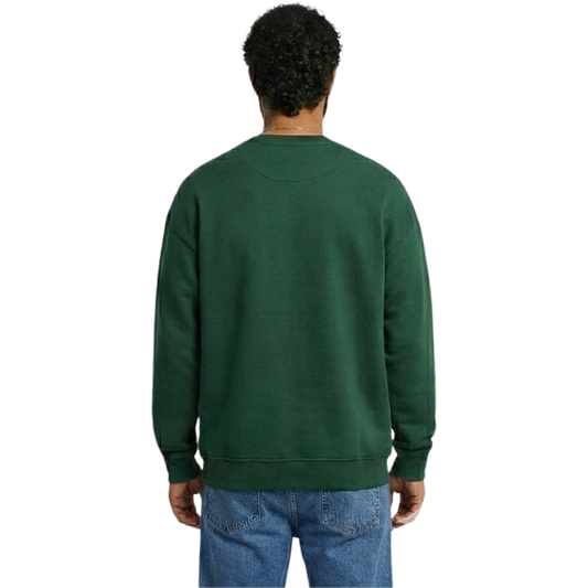 Essential Oversized Unisex Crewneck - Forest Green