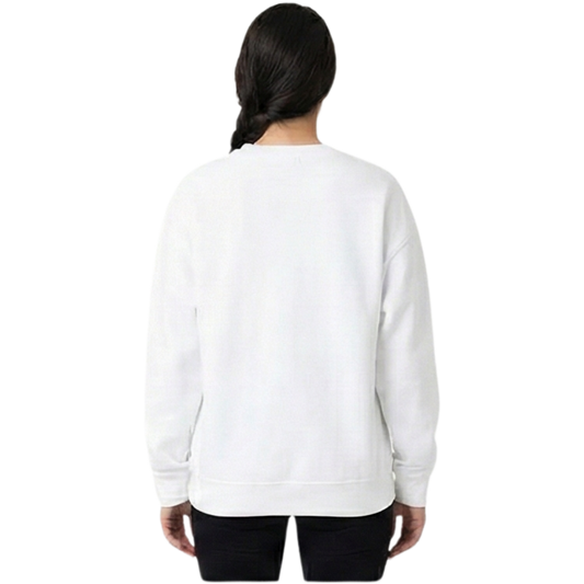 Essential Oversized Unisex Crewneck - Soft White