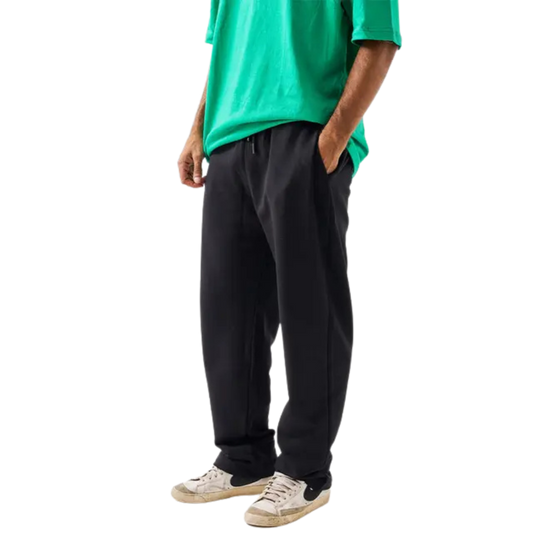Essential Unisex Stight leg Sweatpants - Jet Black