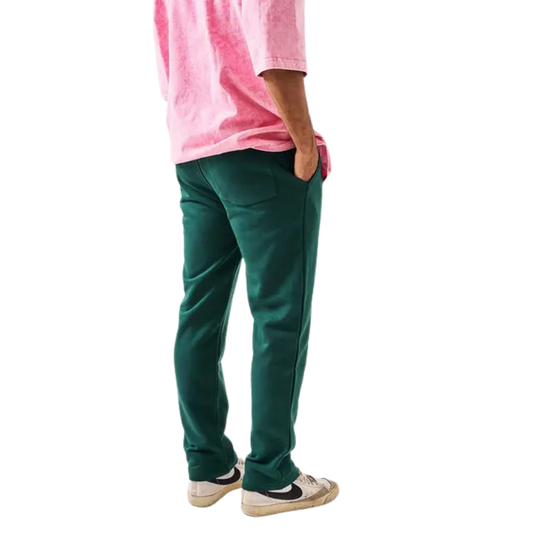 Essential Unisex Stight leg Sweatpants - Forest Green