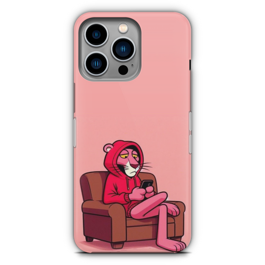 Winter Pink Panther - Phone Case