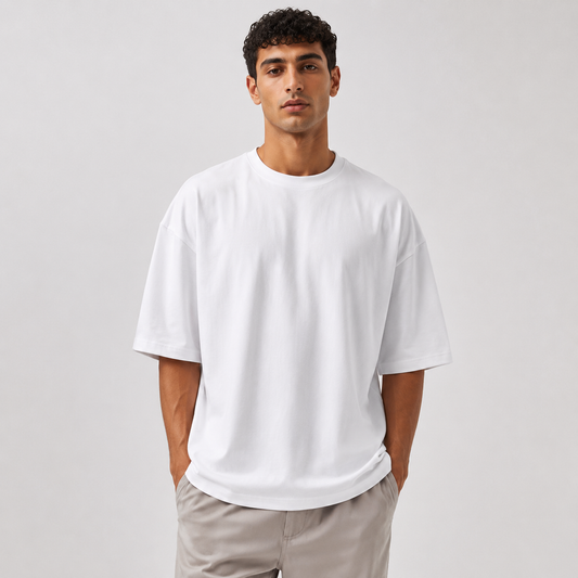 NYBD Premium Heavyweight Oversized T-Shirt in White