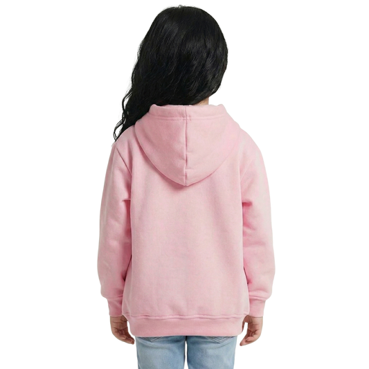 Kids Essential Oversized Unisex Hoodie - Soft Pink
