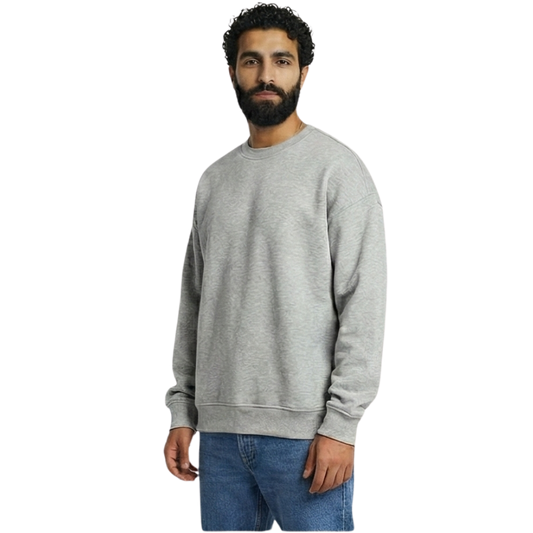 Essential Oversized Unisex Crewneck - Charcoal Grey