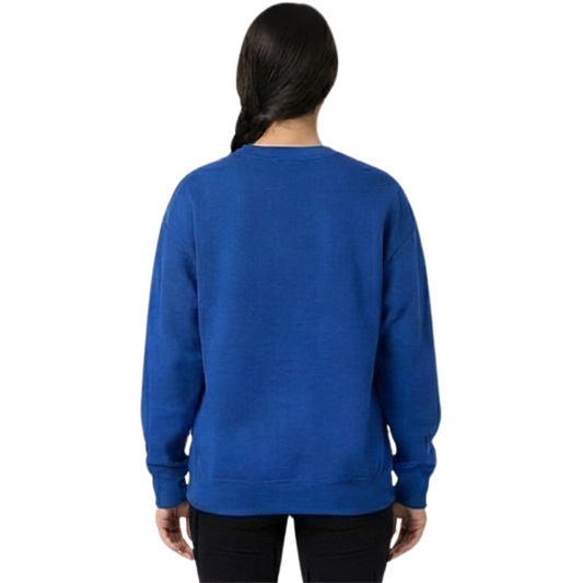 Essential Oversized Unisex Crewneck - Deep Blue