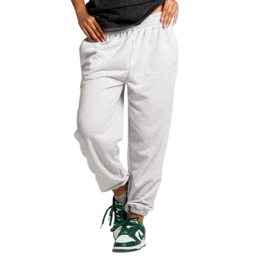 Essential Unisex Cuffed Sweatpants - Charcoal Grey