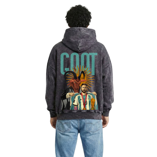 The G.O.A.T Acid Wash Hoodie