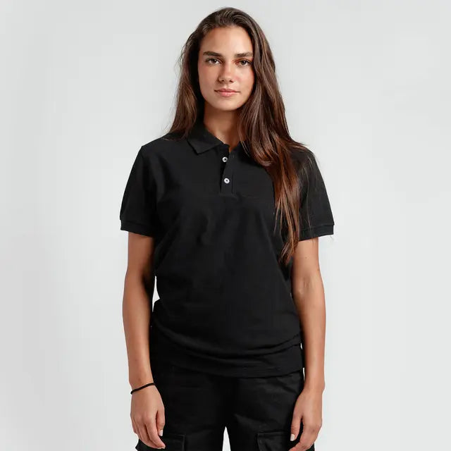 NYBD Everyday Polo T-Shirt in Black